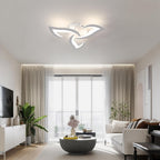 Comely Plafonnier LED Dimmable, Lampe de Plafond Moderne Acrylique 35W 3937LM, 3000K-6500K, Luminaire Plafonnier avec Télécommande pour Chambre Salon, Dia 58cm