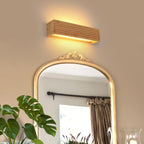 Wall Light - Wood Plastic Frame, Warm Light