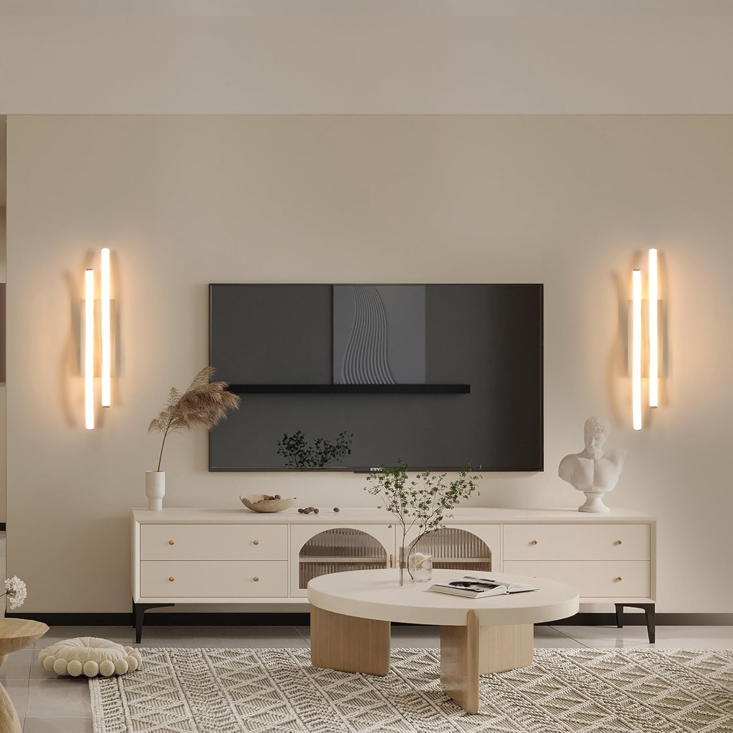 Wall Light - Silver Aluminium Frame, Tunable