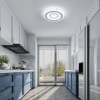Comely Plafonnier LED Rond Moderne, 28W 28cm Lampe de Plafond LED, Blanc Luminaire Plafonnier Intérieur pour Chambre à Coucher, Salon, Couloir, Lumière Blanche Froide 6500K