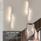 Applique - Telaio in Alluminio Bianco, Luce Naturale