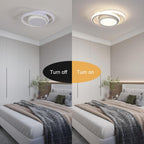 Ceiling Light - White Aluminium Frame, Natural Light