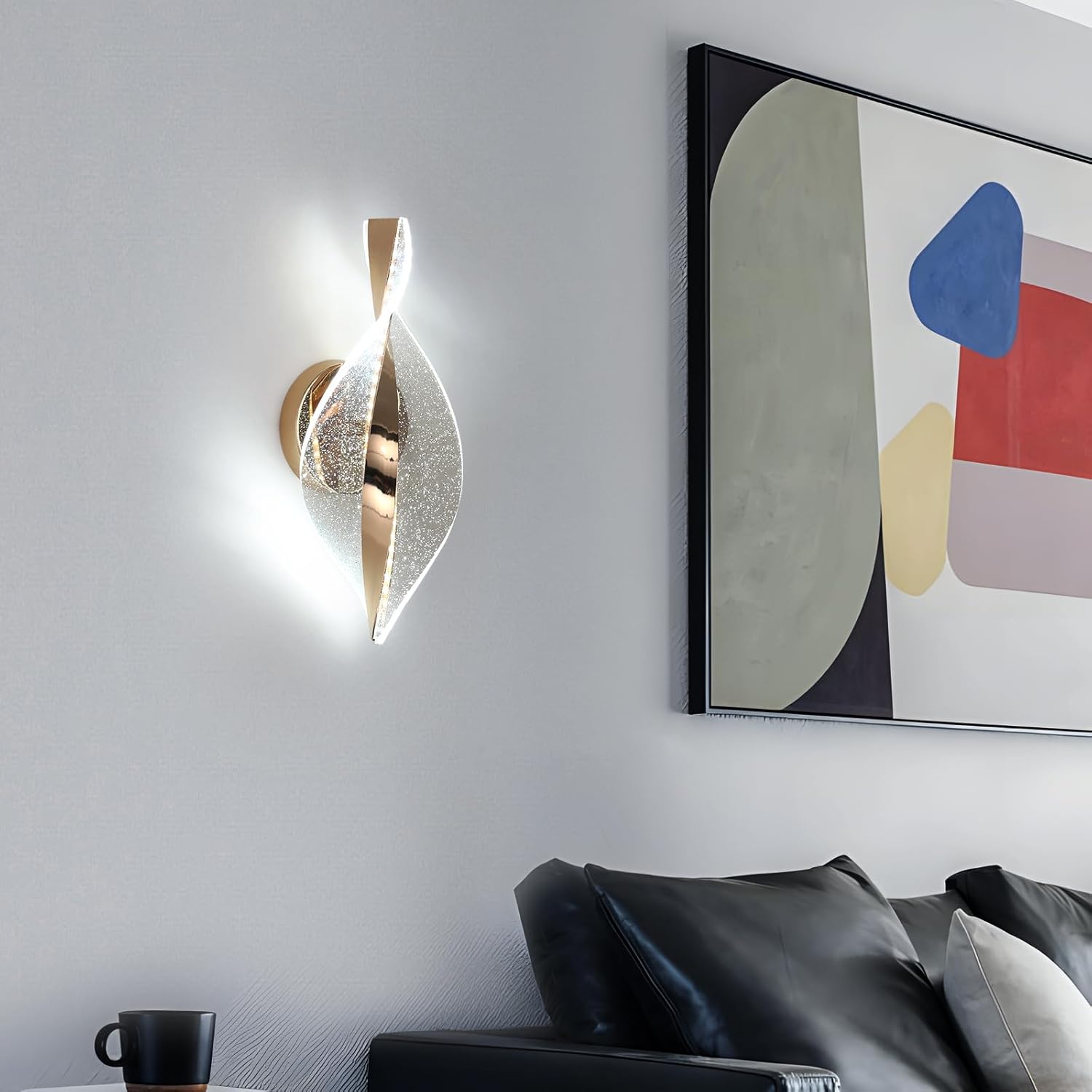 Wall Light - Gold Acrylic Frame, Tunable