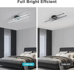 Ceiling Light - Black Aluminium Frame, White Light