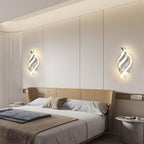 Applique - Cornice in alluminio color argento, Luce naturale