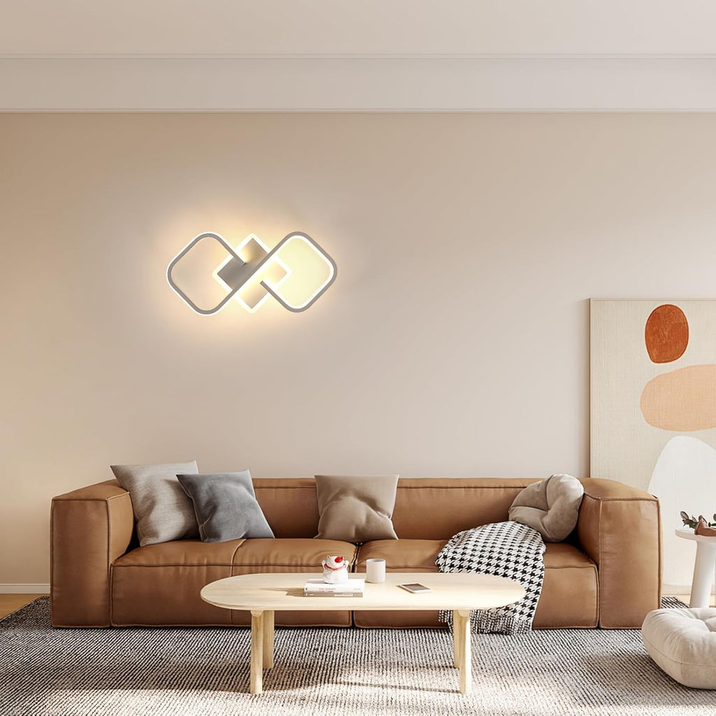Comely Plafonnier LED Carré Moderne, 36W 4050LM 40.5cm Lampe de Plafond LED, Acrylique Luminaire Plafonnier Intérieur Blanc pour Chambre à Coucher, Salon, Couloir, Lumière Chaude 3000K