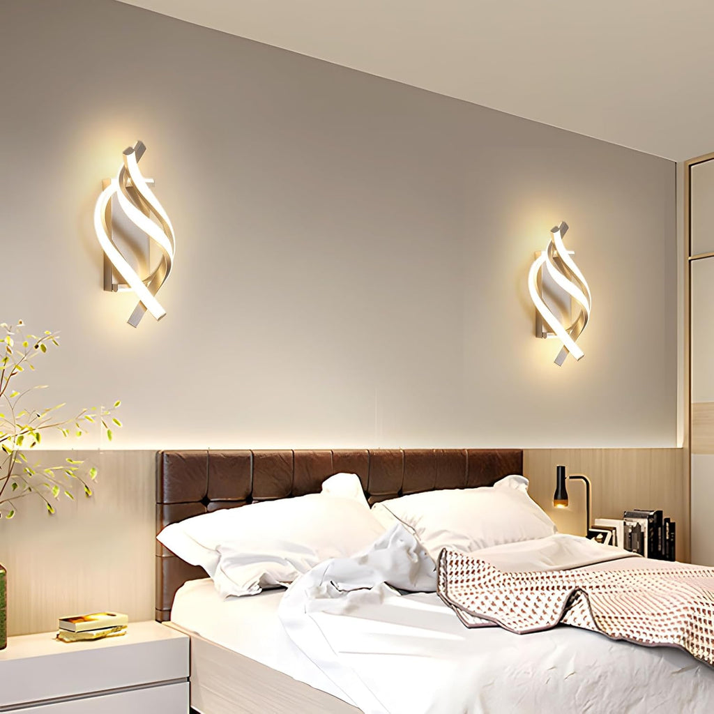 Applique - Telaio in Alluminio Bianco, Luce Naturale