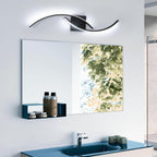 Comely Applique Murale Interieur, Moderne 80cm 27W Noir Lampe Murale LED pour Chambre à Coucher Salon, Lumière Blanche 6500K