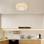 Comely Plafonnier LED Carré Moderne, 36W 28cm Lampe de Plafond LED, Blanc Luminaire Plafonnier Intérieur pour Chambre à Coucher, Salon, Couloir, Lumière Chaude 3000K