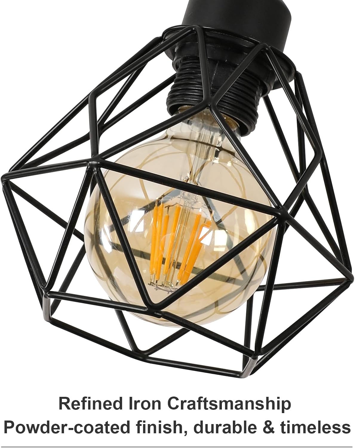 Chandeliers - Black Metal Frame