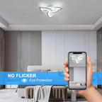 Ceiling Light - White Acrylic Frame, White Light