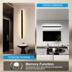 Wall Light - Black Metal Frame, Tunable and Dimmable