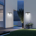Wall Light - Black Aluminium Frame, White Light