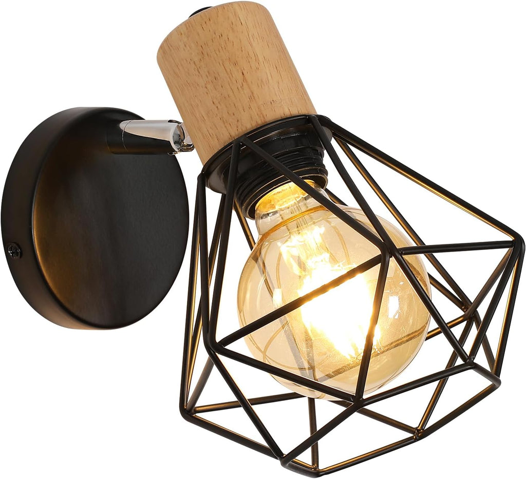 Wall Light - White Metal Frame