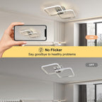 Ceiling Light - Chrome Aluminium Frame, Natural Light