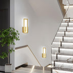 Wall Light - Gold Acrylic Frame, White Light