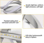 Applique - Telaio in Alluminio Bianco, Luce Naturale