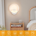 Wall Light - White Aluminium Frame, Warm Light