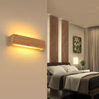 Wall Light - Wood Plastic Frame, Warm Light