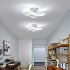 Ceiling Light - White Aluminium Frame, White Light