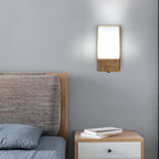 Wall Light - Wood Glass Frame