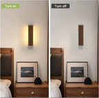 Wall Light - Wood Plastic Frame, Warm Light