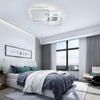 Ceiling Light - White Acrylic Frame, White Light