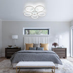 Ceiling Light - White Acrylic Frame, White Light
