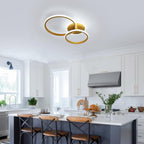 Ceiling Light - Gold Acrylic Frame, Tunable and Dimmable