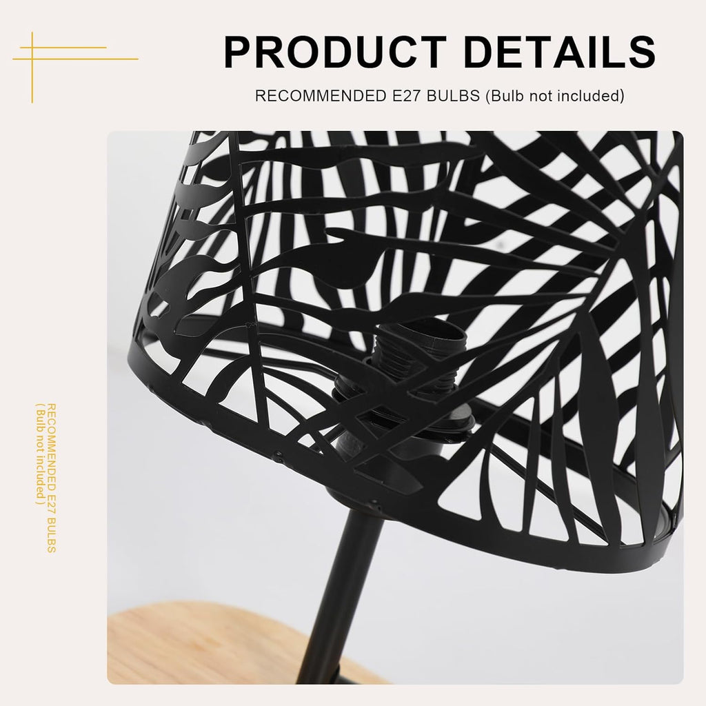 Table Lamps - Black Metal Frame