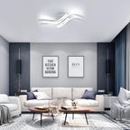 Ceiling Light - White Aluminium Frame, White Light