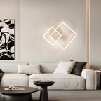 Deckenleuchte – weißer Acrylrahmen, neutralweißes Licht