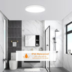 Ceiling Light - White Plastic Frame, Tunable and Dimmable