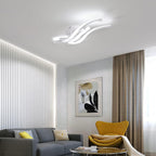Ceiling Light - White Aluminium Frame, White Light