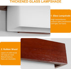 Wall Light - Wood Glass Frame