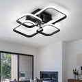 Comely Plafonnier LED Rectangulaire, 60W 6750LM Luminaire Plafonnier LED, Moderne LED Lampe de Plafond Aluminium pour Salon Chambre Cuisine Couloir (Noir)