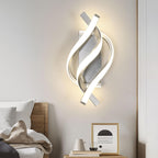 Applique - Cornice in alluminio color argento, Luce naturale