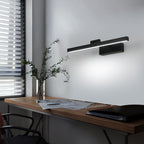 Wall Light - Black Metal Frame, White Light