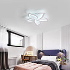 Comely Plafonnier LED, Luminaire Plafonnier 60W 6750LM, Lampe de Plafond Moderne de Pétale pour Salon Chambre Cuisine Salle à Manger, Blanc Froid 6500K, Dia 60cm