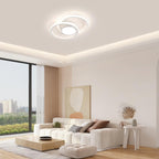 Comely Plafonnier LED, Rond Lampe de plafond 42W, Moderne Luminaire Plafonnier pour Couloir Coucher Salle de Bains Cuisine Salon, Lumière Naturelle 4500K, Longueur 40cm, Blanc