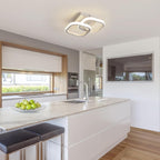 Ceiling Light - White Aluminium Frame, Natural Light