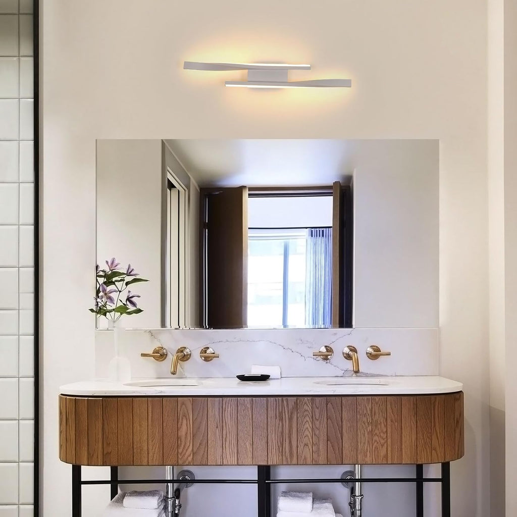 Comely Applique Murale Intérieure, Lampe LED Murale Moderne 16W 1800LM, Éclairage Acrylique Luminaire Mural pour Chambre, Salon, Salle à Manger, Couloir, Escalier, 3000K Lumière Chaude