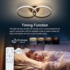 Ceiling Light - Black Aluminium Frame, Tunable and Dimmable