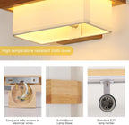Wall Light - Wood Frame