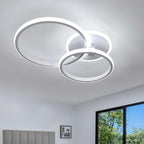 Ceiling Light - White Acrylic Frame, White Light