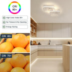 Ceiling Light - White Aluminium Frame, Natural Light