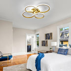 Ceiling Light - Gold Acrylic Frame, Tunable and Dimmable