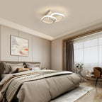 Comely Lot de 2 Plafonniers LED Modernes, 24W 2700LM Petit Plafonnier LED Carré Luminaires Intérieur pour Chambre Salon Allée Couloir Balcon, Lumière Naturelle 4500K, Blanc 24cm