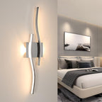 Wall Light - Black Aluminium Frame, White Light