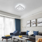 Comely Plafonnier LED Carré Moderne, 36W 28cm Lampe de Plafond LED, Blanc Luminaire Plafonnier Intérieur pour Chambre à Coucher, Salon, Couloir, Lumière Blanche Froide 6500K